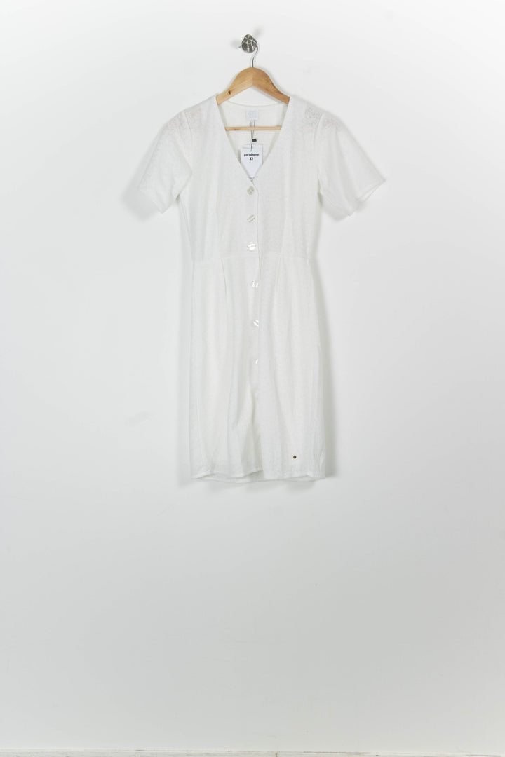 Robe Boutonnée Blanche - Taille S/36 de la marque Karl Marc John | PARAD94723 - Vendu par Paradigme - Image 2