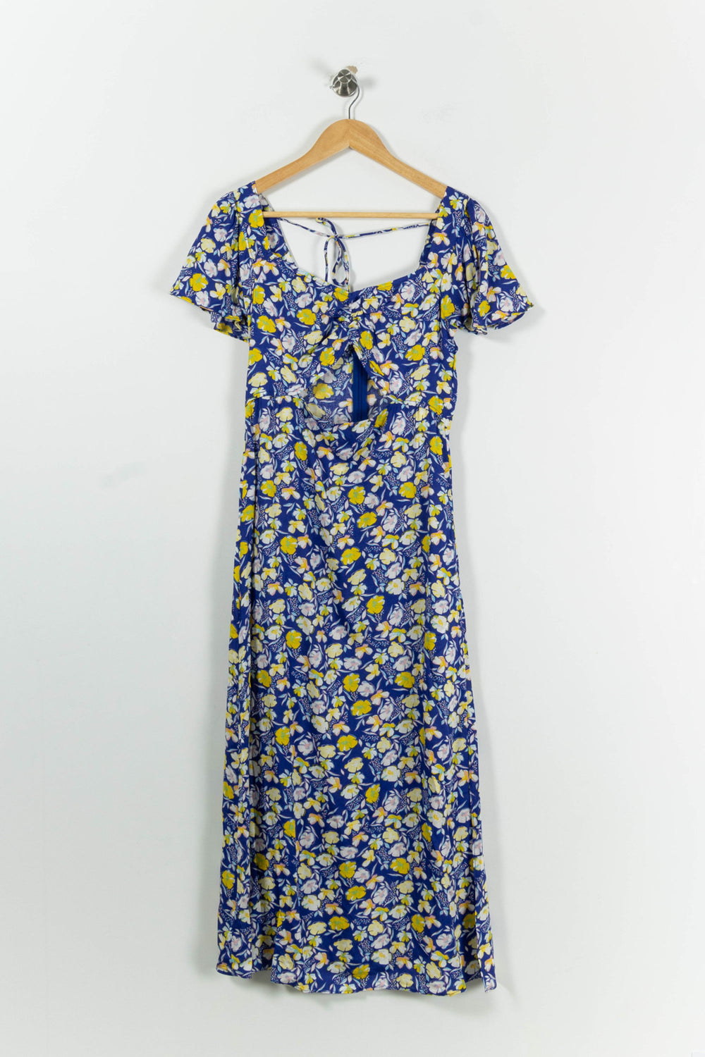 Robe Longue Bleue et Jaune - Taille M/38 de la marque Karl Marc John | PARAD94724 - Vendu par Paradigme - Image 2