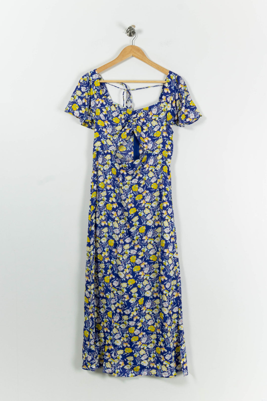 Robe Longue Bleue et Jaune - Taille M/38 de la marque Karl Marc John | PARAD94724 - Vendu par Paradigme - Image 2