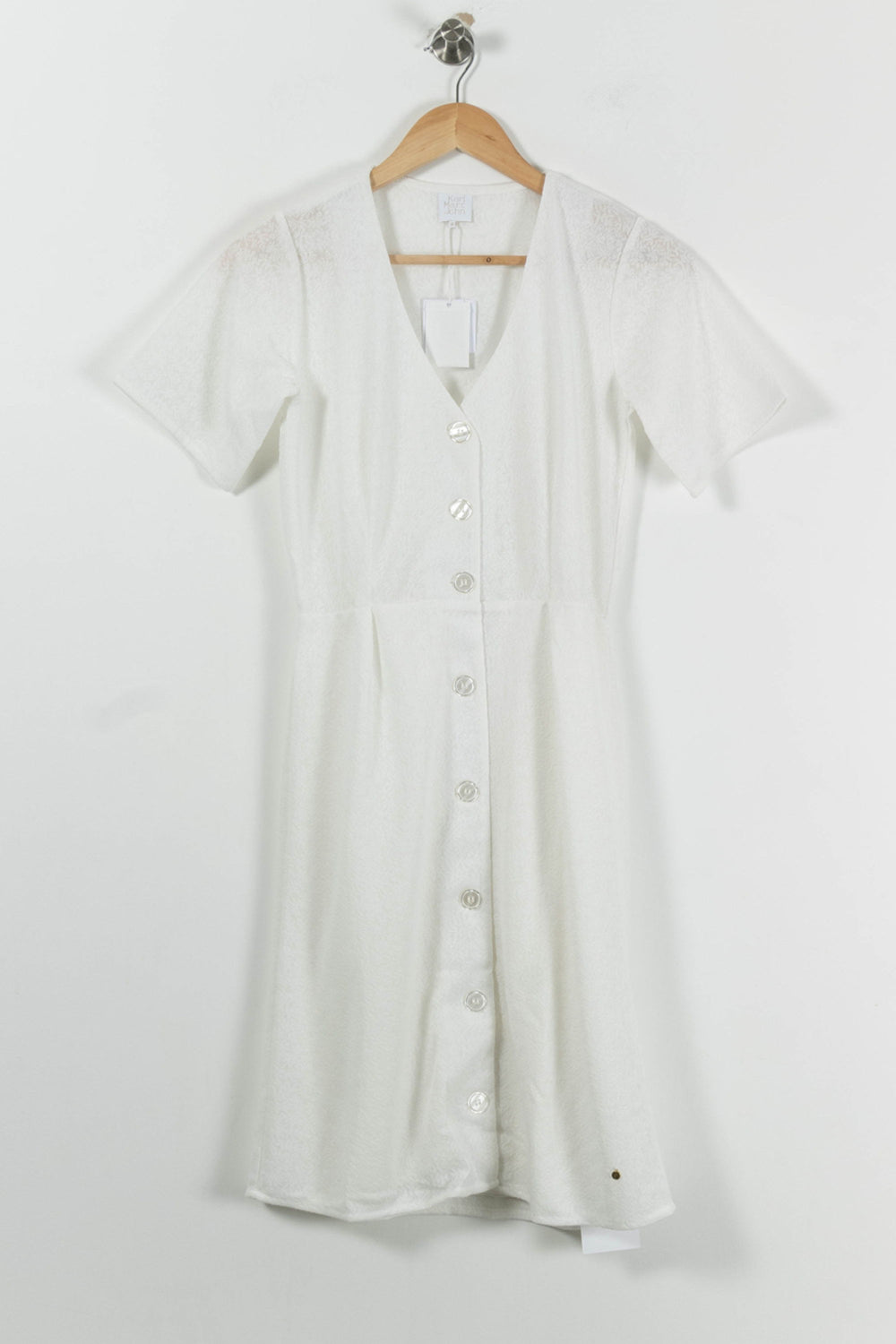 Robe Boutonnée Blanche - Taille S/36 de la marque Karl Marc John | PARAD94726 - Vendu par Paradigme - Image 2