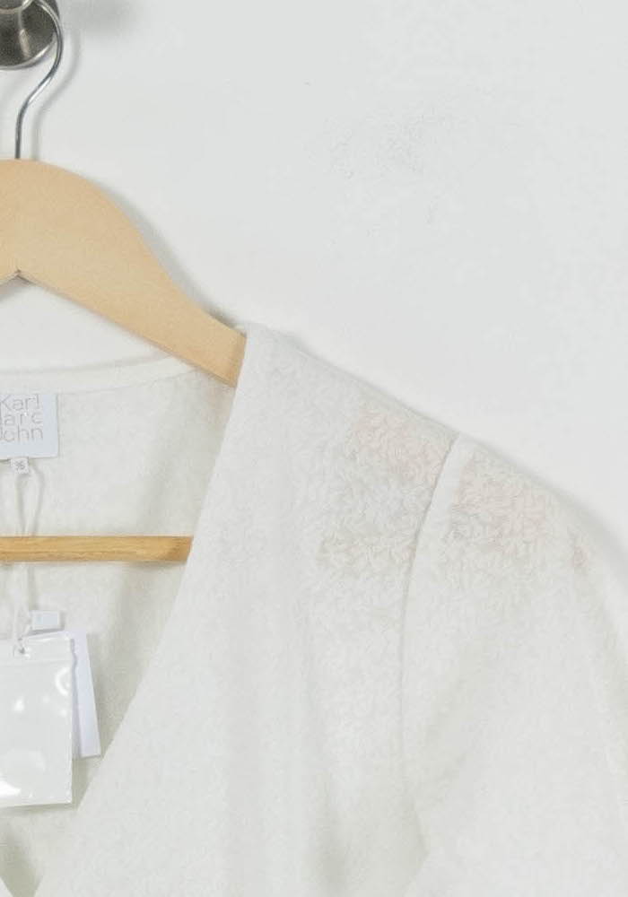 Robe Chemise Blanche - Taille S/36 de la marque Karl Marc John | PARAD94727 - Vendu par Paradigme - Image 3