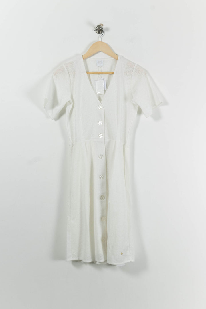Robe Chemise Blanche - Taille S/36 de la marque Karl Marc John | PARAD94727 - Vendu par Paradigme - Image 2