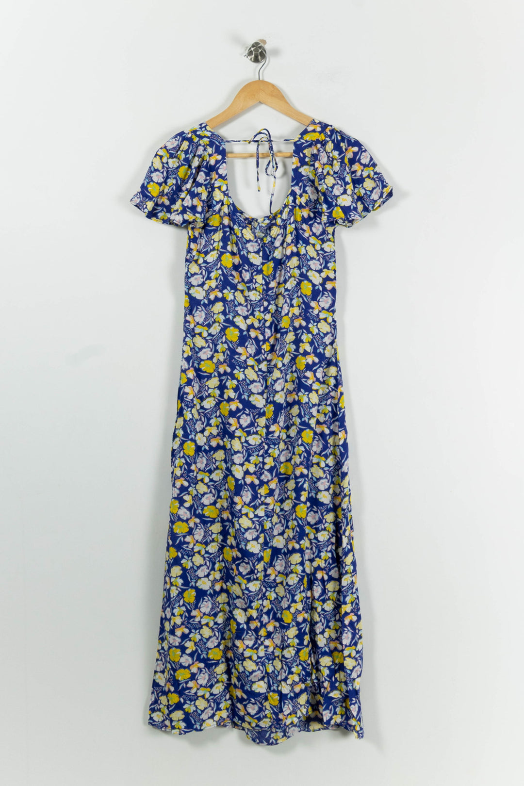 Robe Longue Bleue et Jaune - Taille M/38 de la marque Karl Marc John | PARAD94728 - Vendu par Paradigme - Image 4