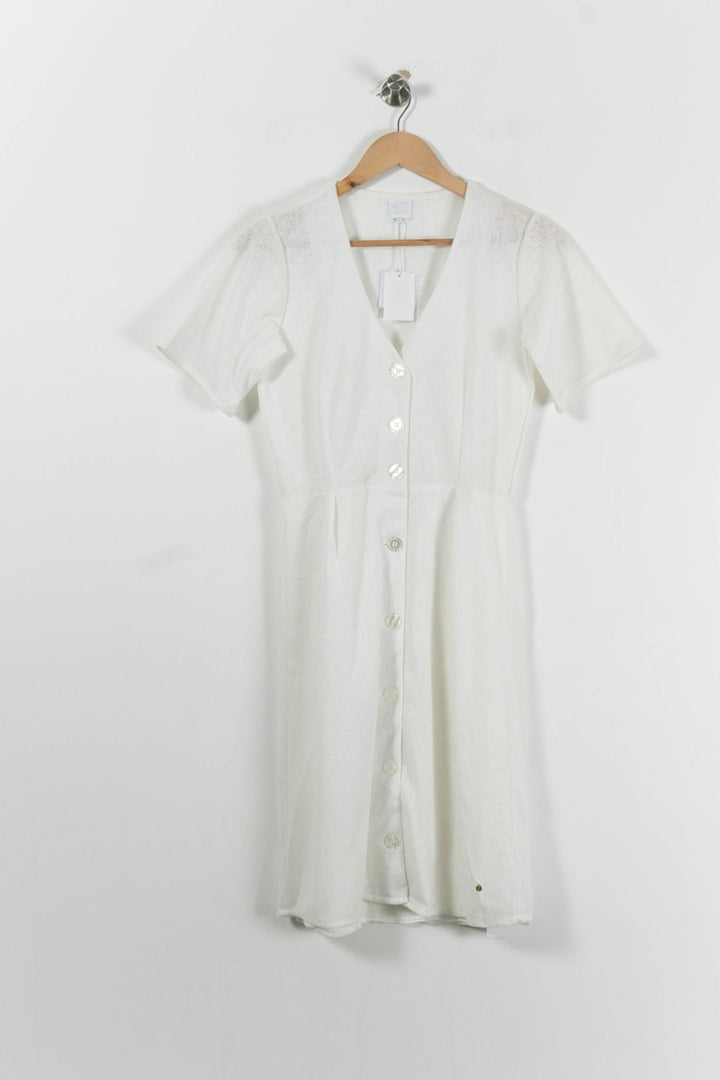 Robe Boutonnée Blanche - Taille S/36 de la marque Karl Marc John | PARAD94729 - Vendu par Paradigme - Image 2
