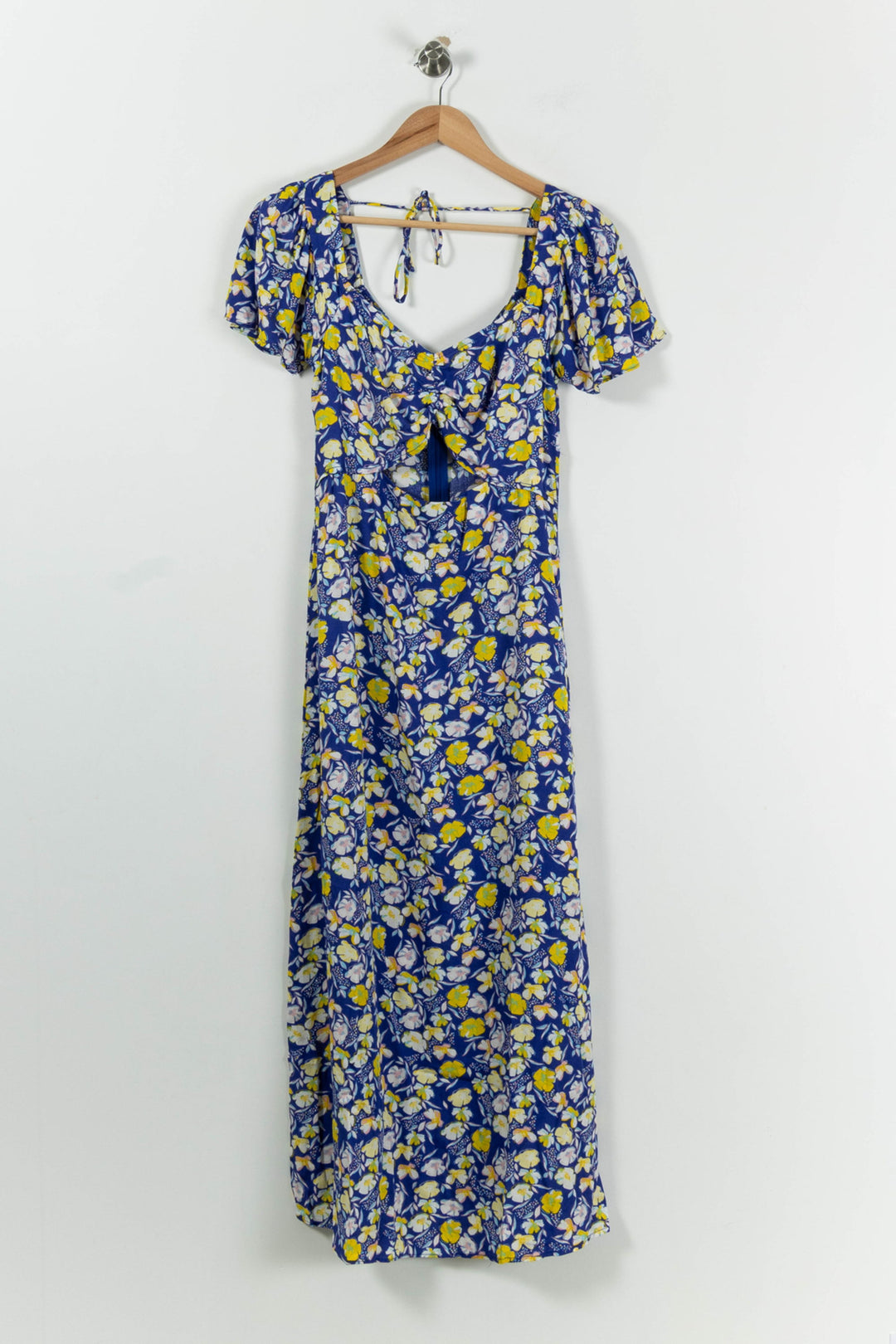 Robe Longue Bleue et Jaune - Taille M/38 de la marque Karl Marc John | PARAD94732 - Vendu par Paradigme - Image 2