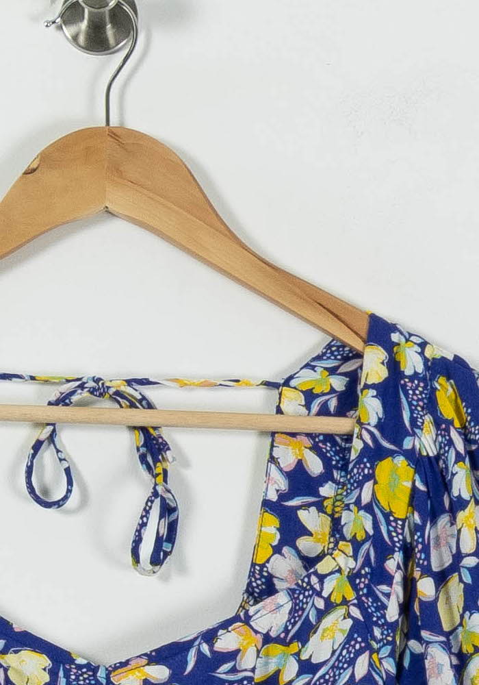 Robe Longue Bleue et Jaune - Taille M/38 de la marque Karl Marc John | PARAD94733 - Vendu par Paradigme - Image 3