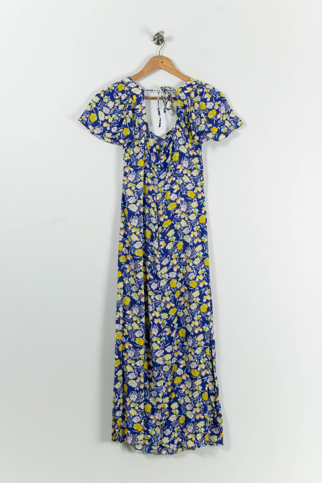 Robe Longue Bleu et Jaune - Taille M/38 de la marque Karl Marc John | PARAD94735 - Vendu par Paradigme - Image 4
