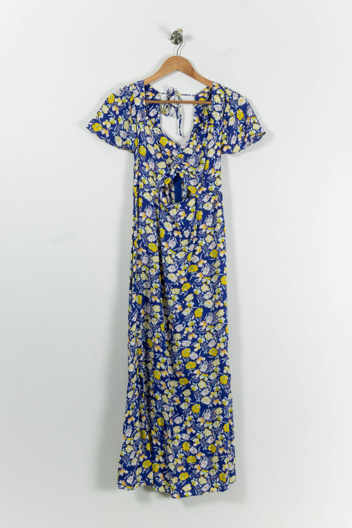 Robe Longue Bleu et Jaune - Taille M/38 de la marque Karl Marc John | PARAD94735 - Vendu par Paradigme - Image 2