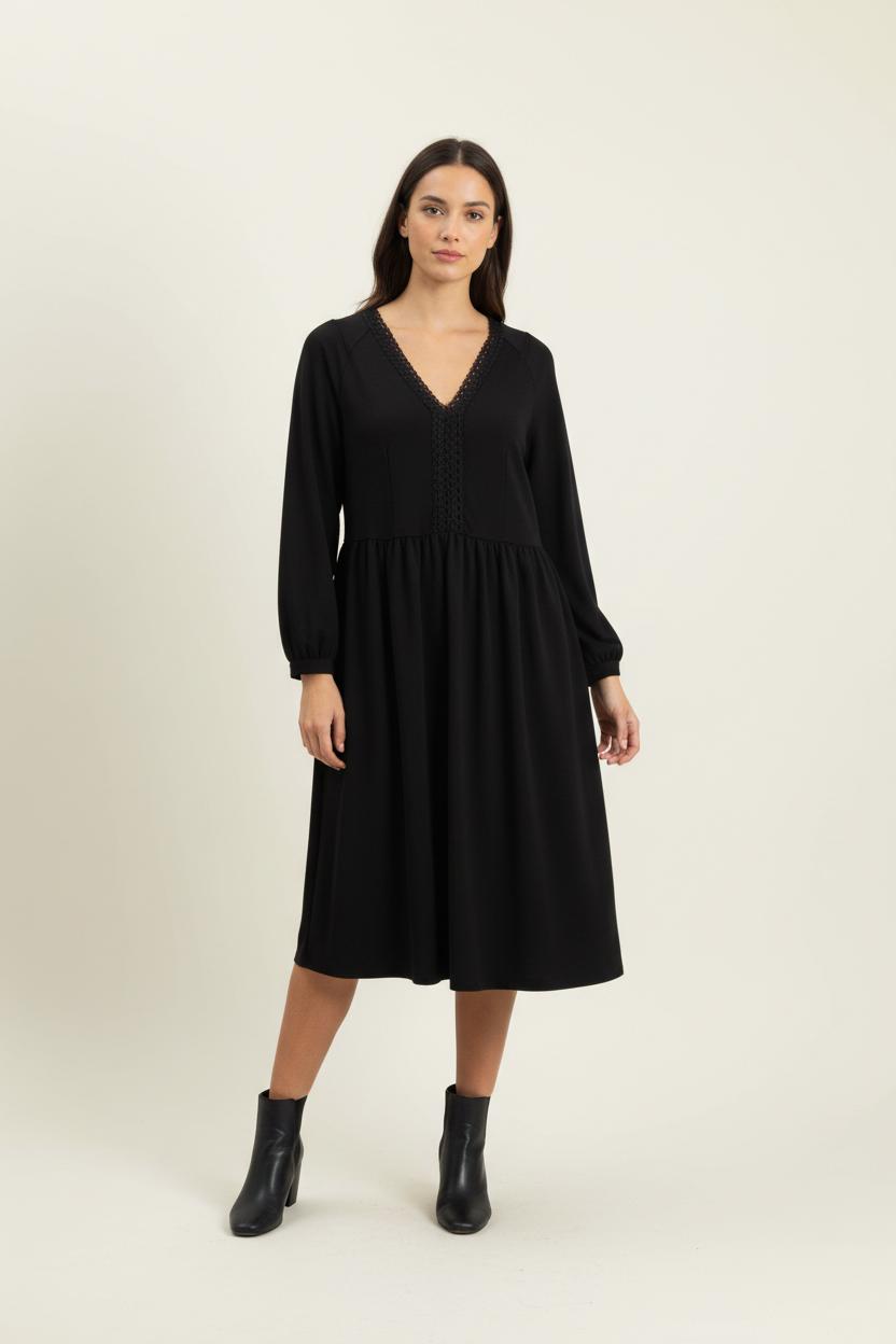 Robe Longue Noire - Taille L/40 de la marque Almé | PARAD94740 - Vendu par Paradigme - Image 1