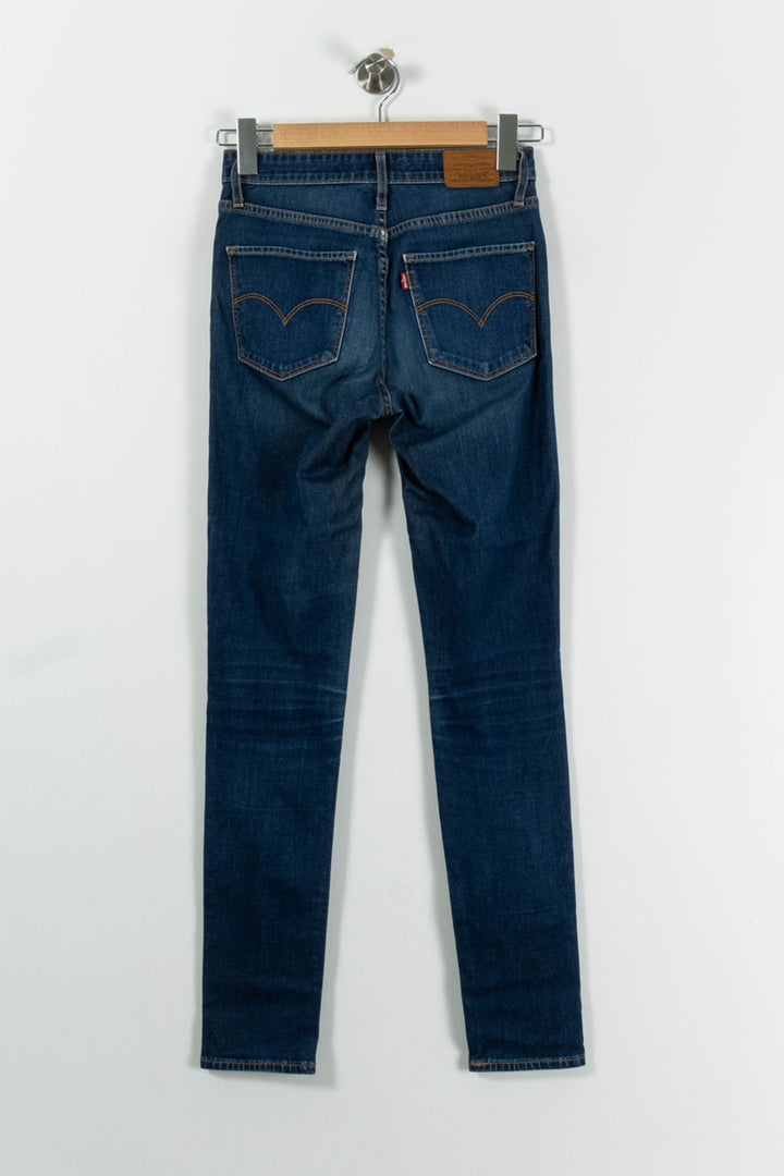 Jean Skinny Bleu - Taille S/36 de la marque Levi's | PARAD94744 - Vendu par Paradigme - Image 4