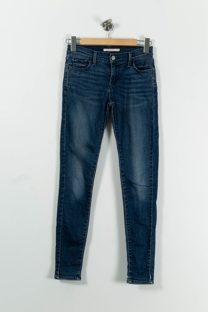 Jean Skinny Bleu - Taille S/36 de la marque Levi's | PARAD94747 - Vendu par Paradigme - Image 2