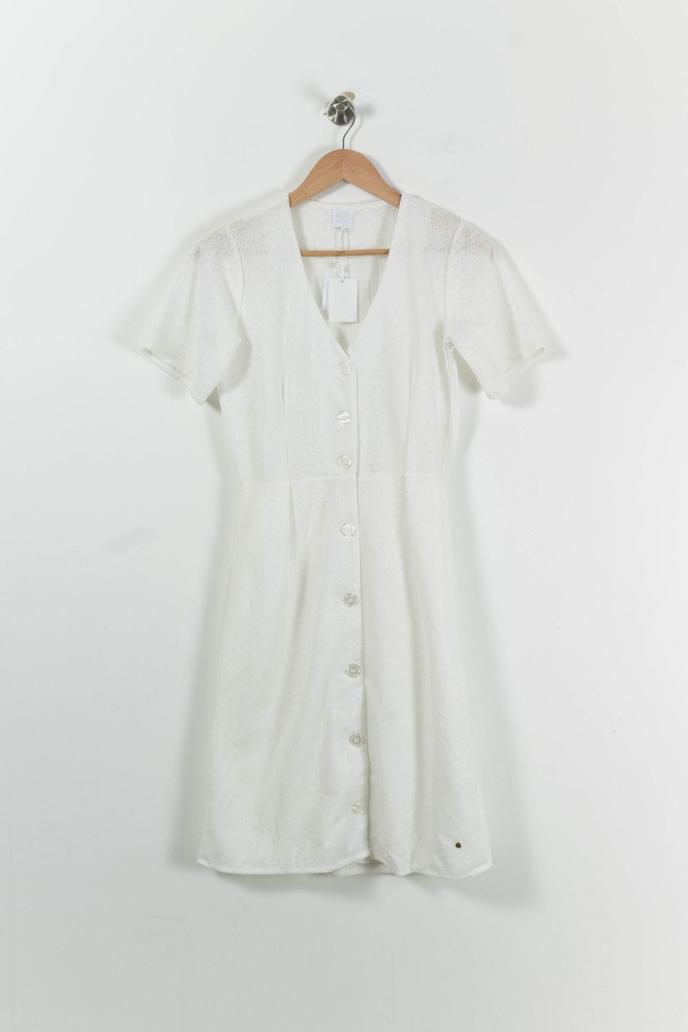 Robe Boutonnée Blanche - Taille S/36 de la marque Karl Marc John | PARAD94749 - Vendu par Paradigme - Image 2