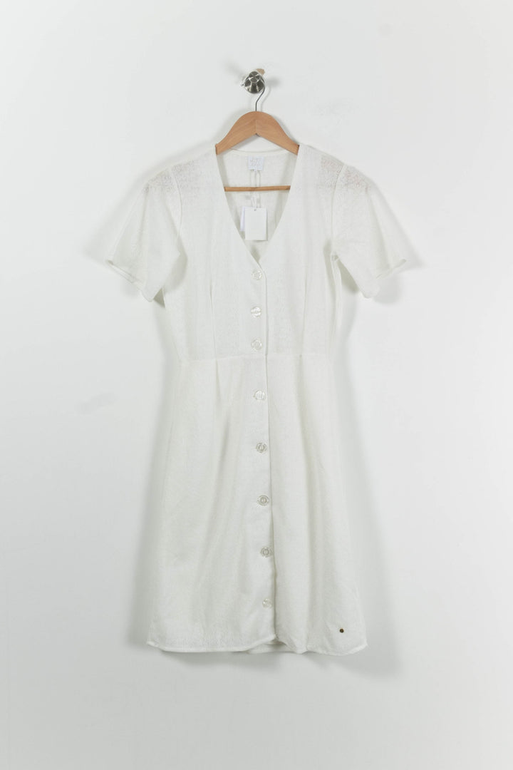 Robe Boutonnée Blanche - Taille S/36 de la marque Karl Marc John | PARAD94749 - Vendu par Paradigme - Image 2