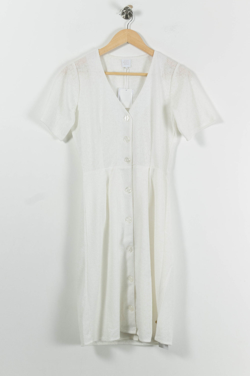 Robe Boutonnée Blanche - Taille S/36 de la marque Karl Marc John | PARAD94750 - Vendu par Paradigme - Image 2