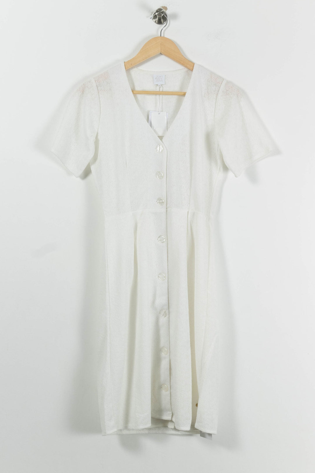 Robe Boutonnée Blanche - Taille S/36 de la marque Karl Marc John | PARAD94750 - Vendu par Paradigme - Image 2