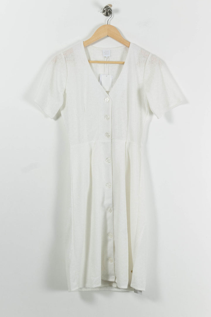 Robe Boutonnée Blanche - Taille S/36 de la marque Karl Marc John | PARAD94750 - Vendu par Paradigme - Image 2