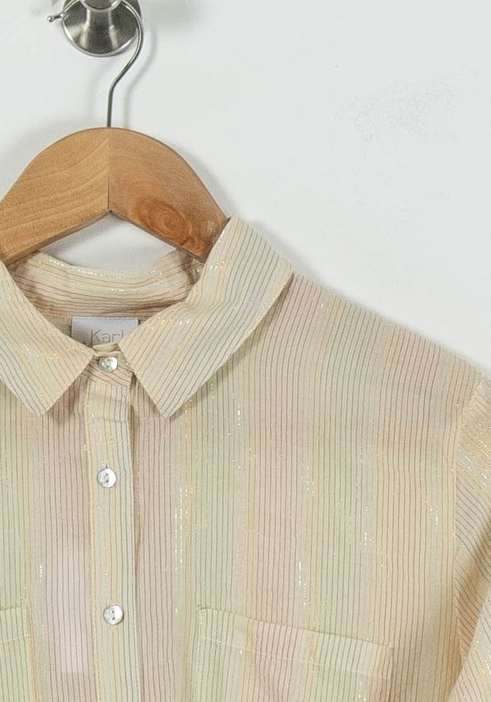 Chemise Beige - Taille XS/34 de la marque Karl Marc John | PARAD94753 - Vendu par Paradigme - Image 3