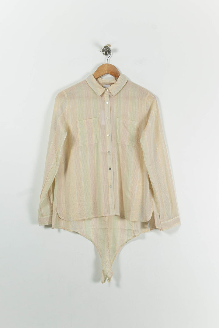 Chemise Beige - Taille XS/34 de la marque Karl Marc John | PARAD94753 - Vendu par Paradigme - Image 2