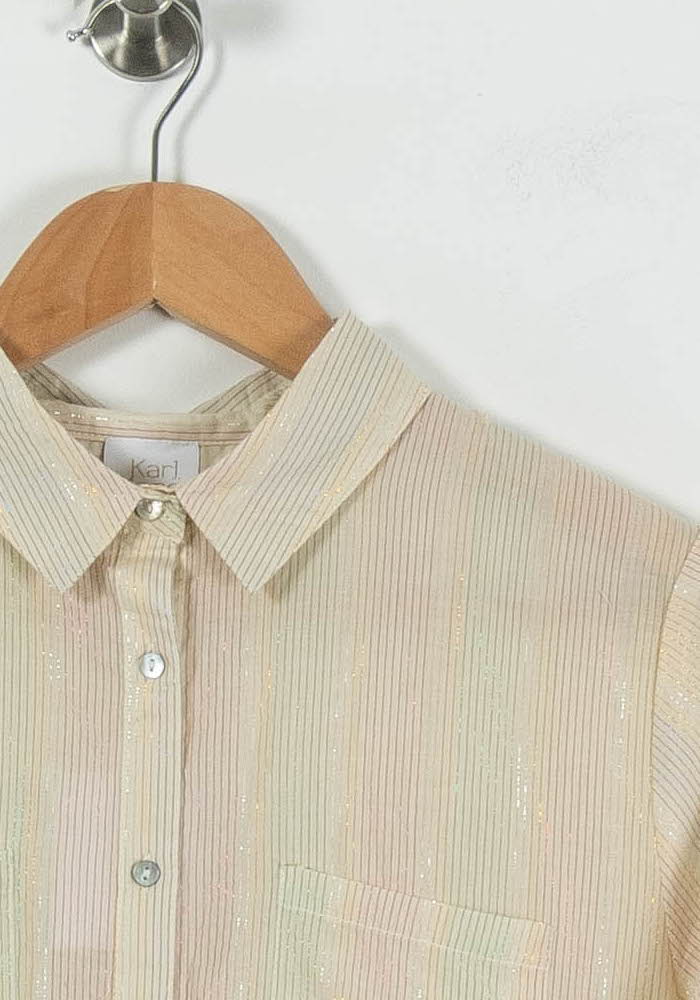Chemise Beige - Taille XS/34 de la marque Karl Marc John | PARAD94755 - Vendu par Paradigme - Image 3