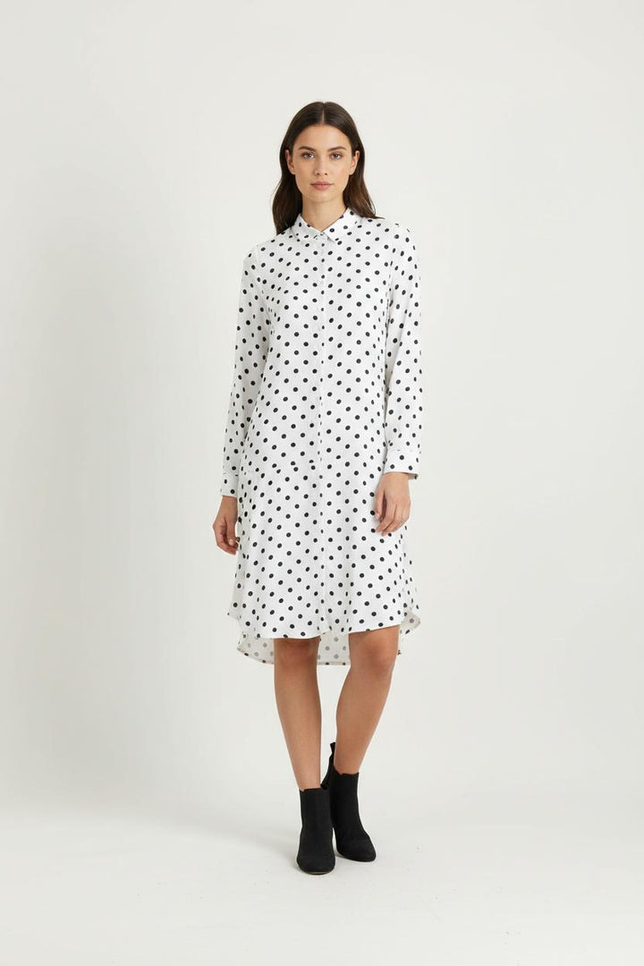Robe Longue Blanche et Noire - Taille S/36 de la marque Karl Marc John | PARAD94757 - Vendu par Paradigme - Image 1