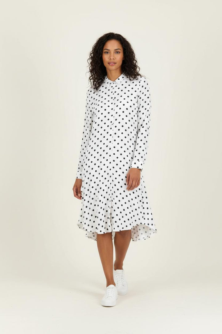 Robe Longue Blanche et Noire - Taille S/36 de la marque Karl Marc John | PARAD94758 - Vendu par Paradigme - Image 1