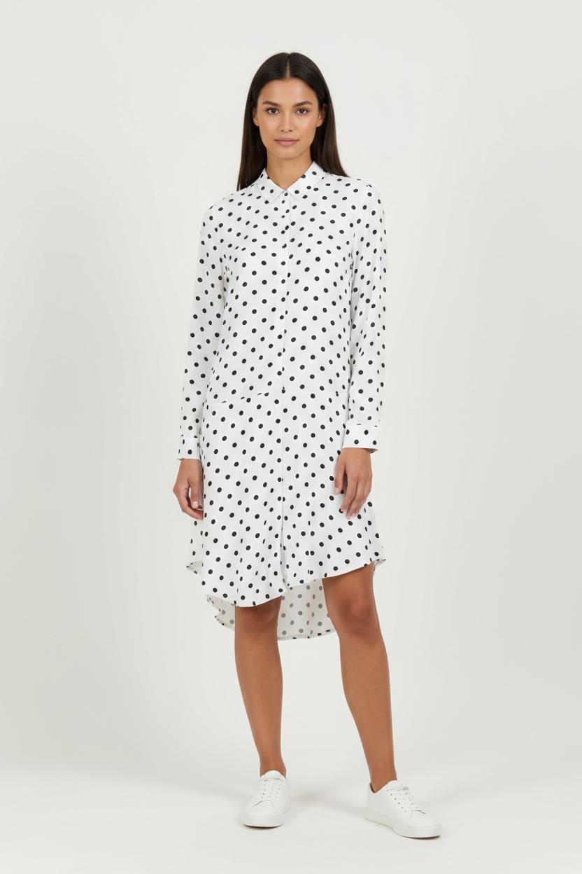 Robe Longue Blanche et Noire - Taille S/36 de la marque Karl Marc John | PARAD94760 - Vendu par Paradigme - Image 1
