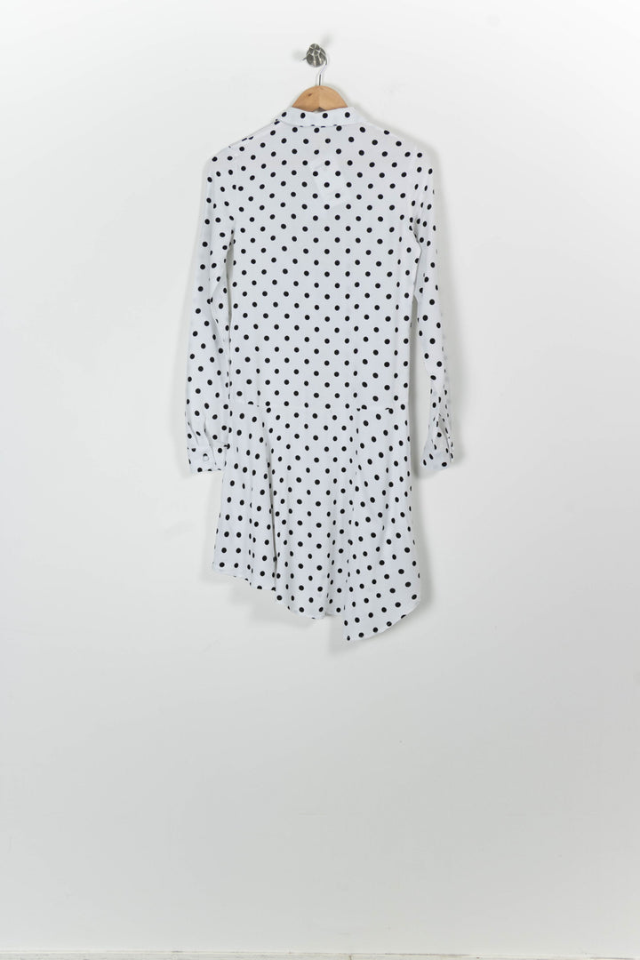 Robe Blanche à Pois Noirs - Taille S/36 de la marque Karl Marc John | PARAD94763 - Vendu par Paradigme - Image 4