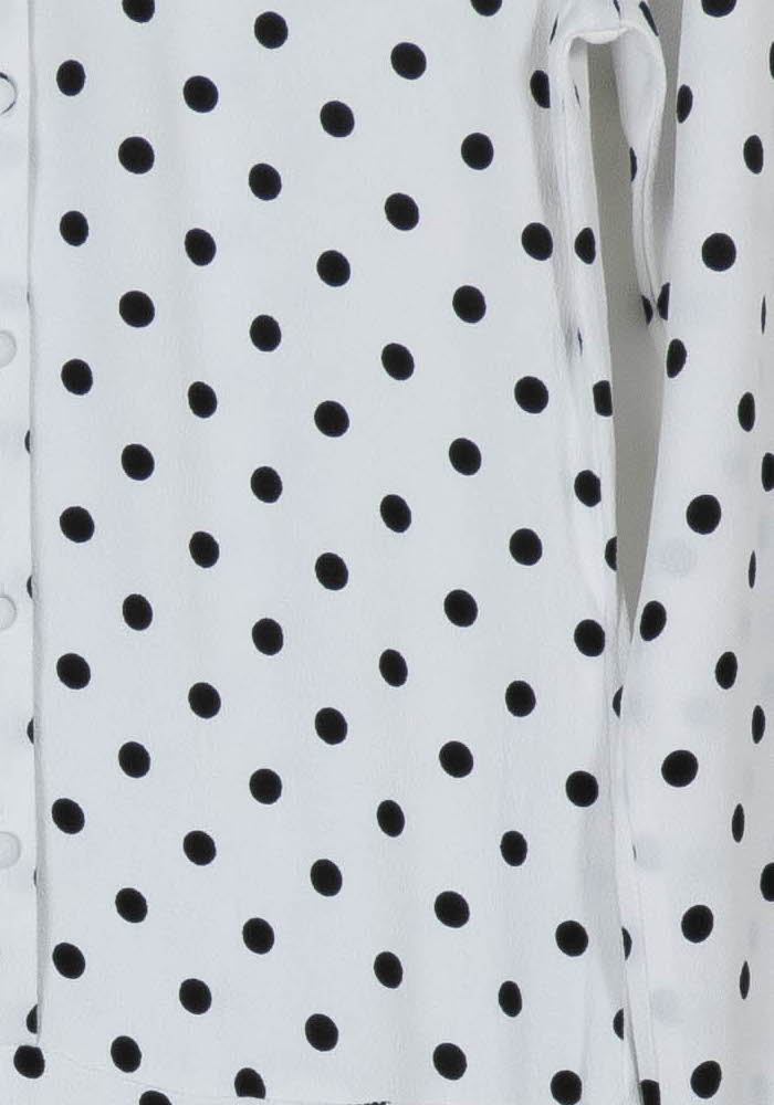 Robe Blanche à Pois Noirs - Taille S/36 de la marque Karl Marc John | PARAD94763 - Vendu par Paradigme - Image 3