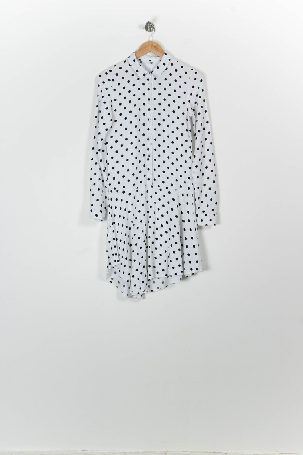 Robe Blanche à Pois Noirs - Taille S/36 de la marque Karl Marc John | PARAD94763 - Vendu par Paradigme - Image 2
