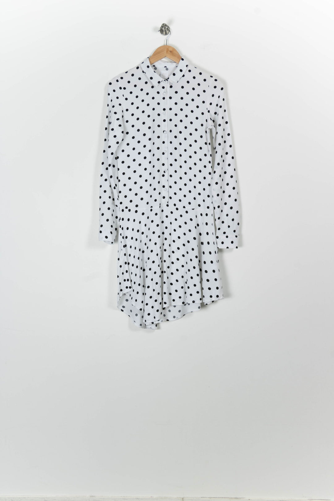 Robe Blanche à Pois Noirs - Taille S/36 de la marque Karl Marc John | PARAD94763 - Vendu par Paradigme - Image 2