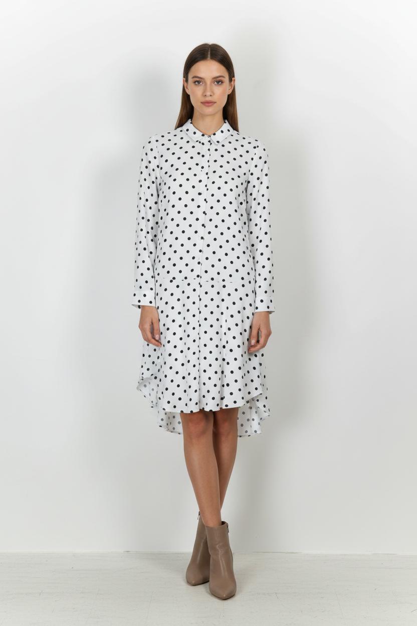 Robe Longue Blanche et Noire - Taille S/36 de la marque Karl Marc John | PARAD94764 - Vendu par Paradigme - Image 1