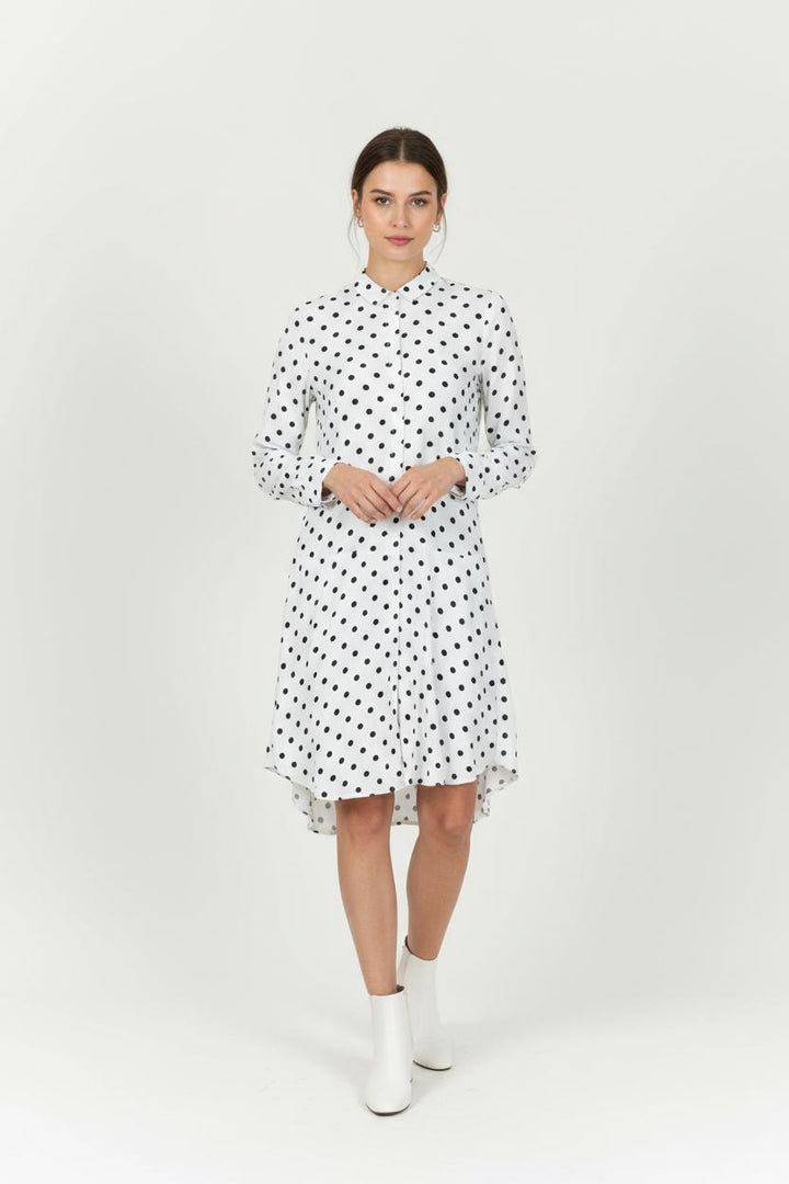 Robe Longue Blanche et Noire - Taille S/36 de la marque Karl Marc John | PARAD94766 - Vendu par Paradigme - Image 1