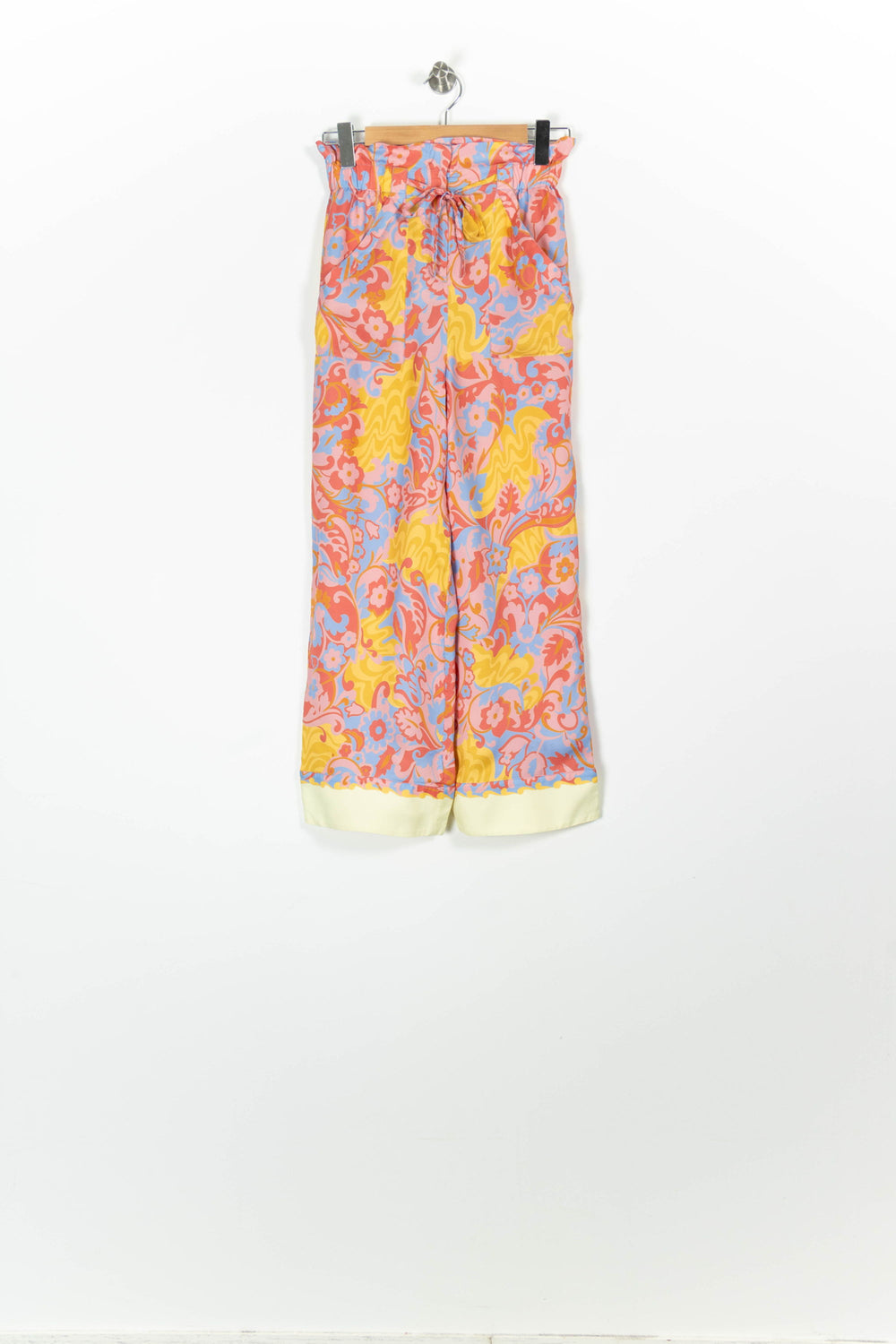 Pantalon Large Rose et Jaune - Taille XS/34 de la marque Sézane | PARAD94768 - Vendu par Paradigme - Image 2