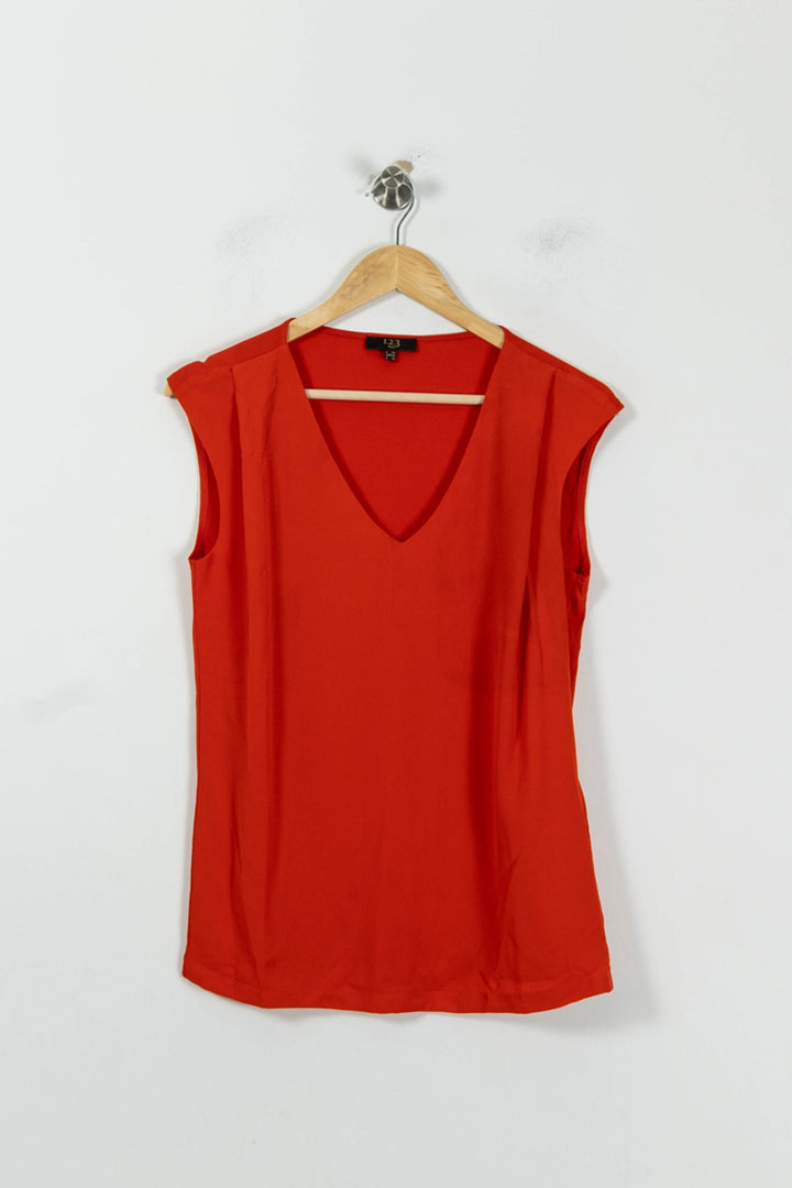 Débardeur Rouge - Taille S/36 de la marque Maison 123 | PARAD94775 - Vendu par Paradigme - Image 2