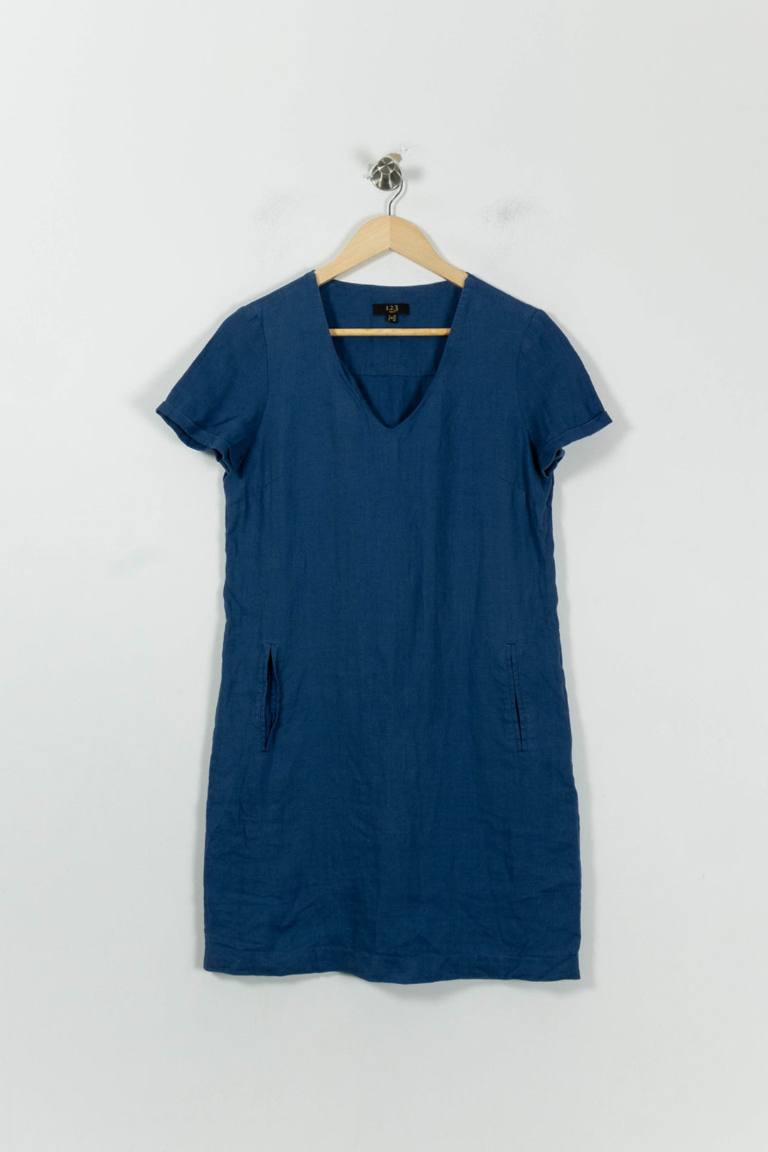 Robe Courte Bleue - Taille S/36 de la marque Maison 123 | PARAD94779 - Vendu par Paradigme - Image 2
