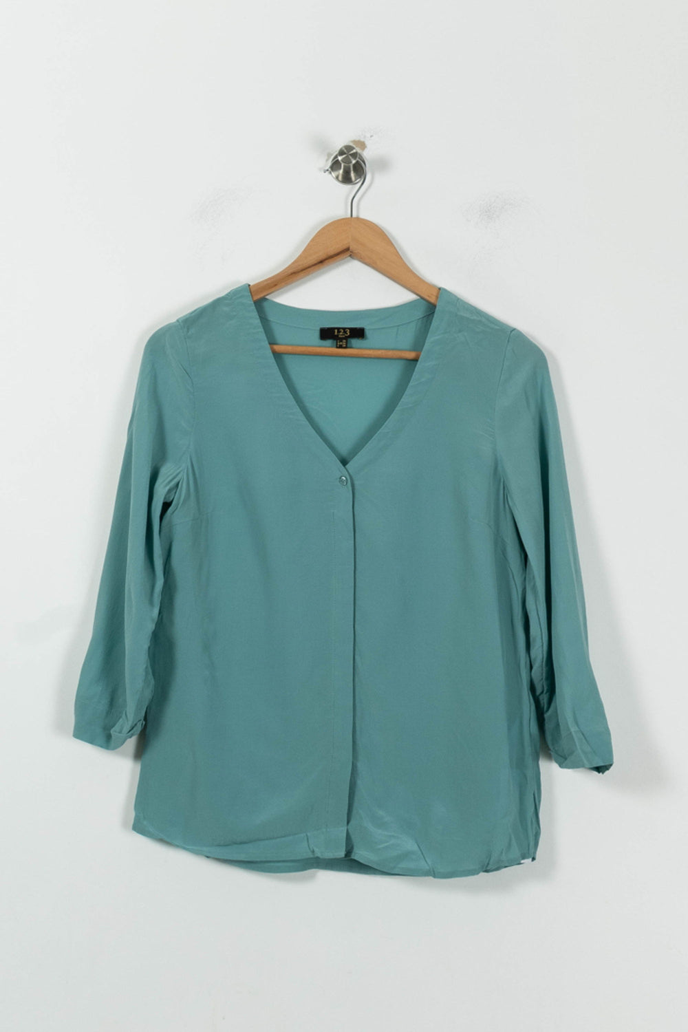 Blouse Bleue - Taille S/36 de la marque Maison 123 | PARAD94780 - Vendu par Paradigme - Image 2