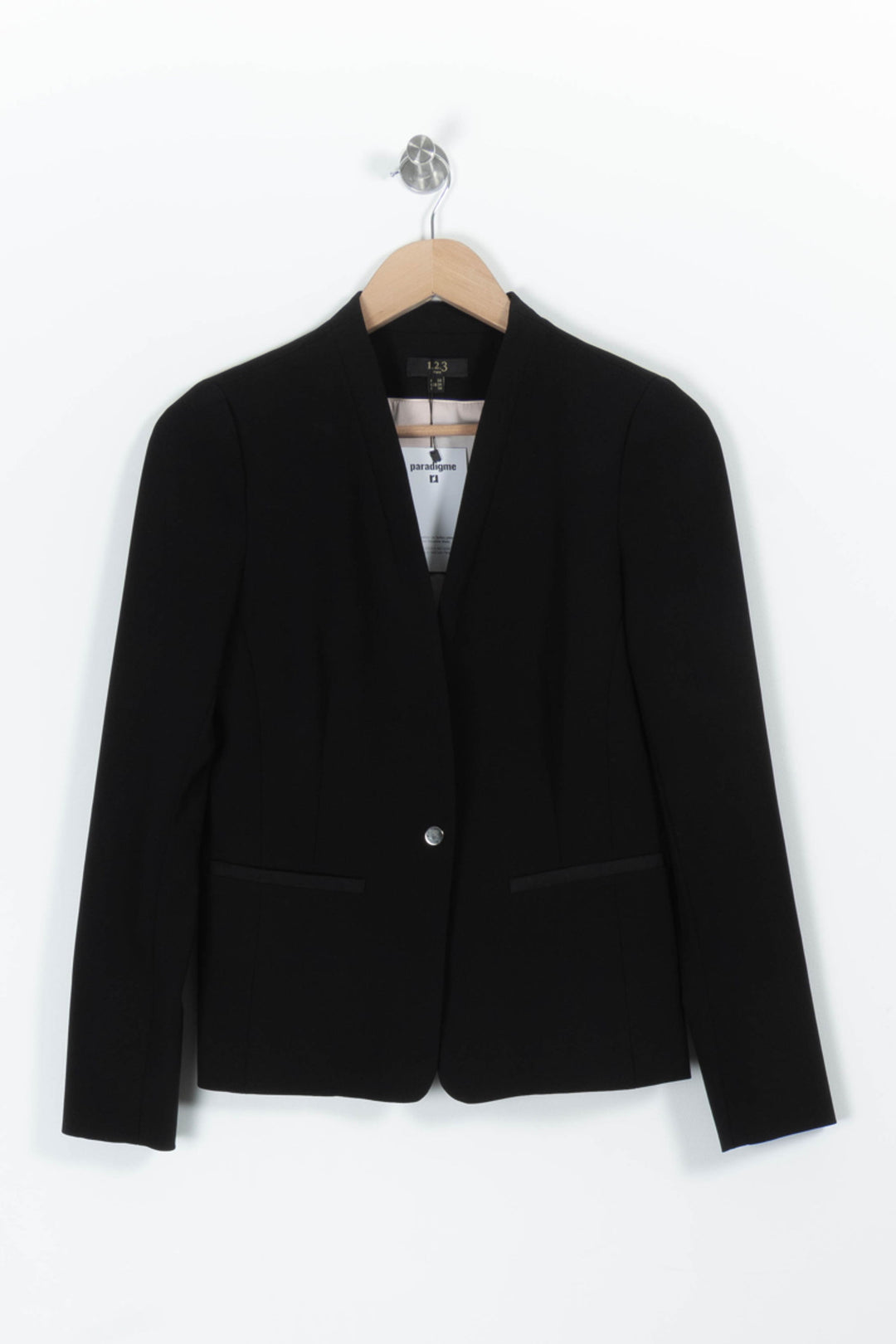 Veste Tailleur Noire - Taille S/36 de la marque Maison 123 | PARAD94781 - Vendu par Paradigme - Image 2