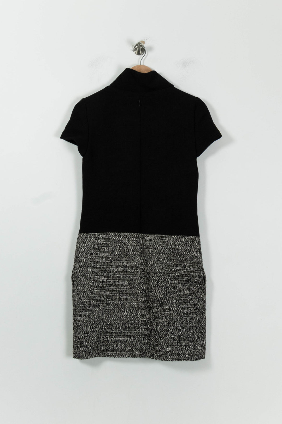 Robe Courte Noire et Grise - Taille S/36 de la marque Maison 123 | PARAD94783 - Vendu par Paradigme - Image 4
