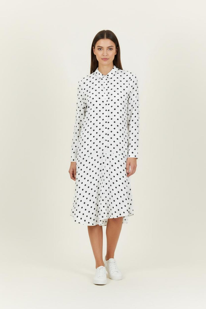 Robe longue Blanche et Noire - Taille S/36 de la marque Karl Marc John | PARAD94784 - Vendu par Paradigme - Image 1