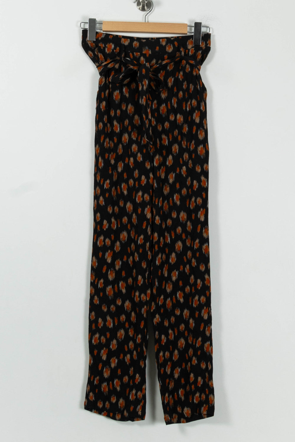 Pantalon Chino Noir et Orange - Taille S/36 de la marque Maison 123 | PARAD94787 - Vendu par Paradigme - Image 2