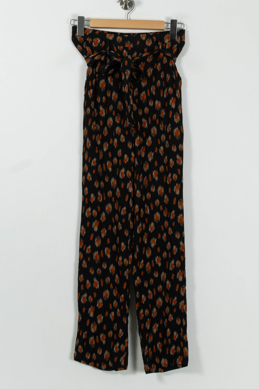 Pantalon Chino Noir et Orange - Taille S/36 de la marque Maison 123 | PARAD94787 - Vendu par Paradigme - Image 2