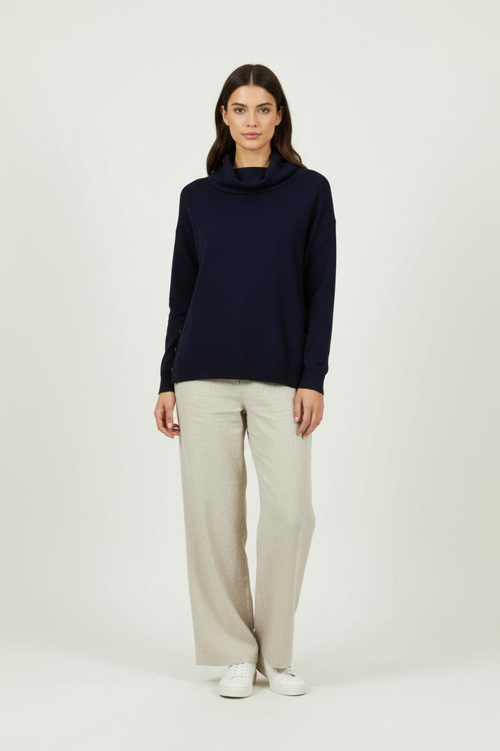 Pull Col Roulé Bleu - Taille S/36 de la marque Maison 123 | PARAD94789 - Vendu par Paradigme - Image 1