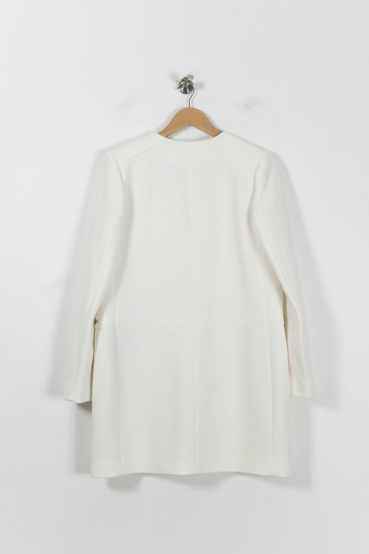 Manteau Blanc - Taille S/36 de la marque Maison 123 | PARAD94790 - Vendu par Paradigme - Image 4