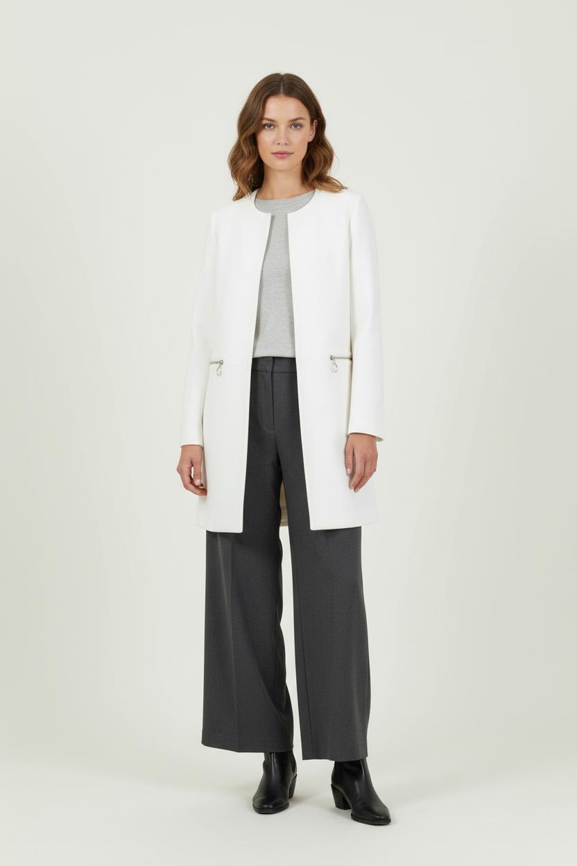 Manteau Blanc - Taille S/36 de la marque Maison 123 | PARAD94790 - Vendu par Paradigme - Image 1