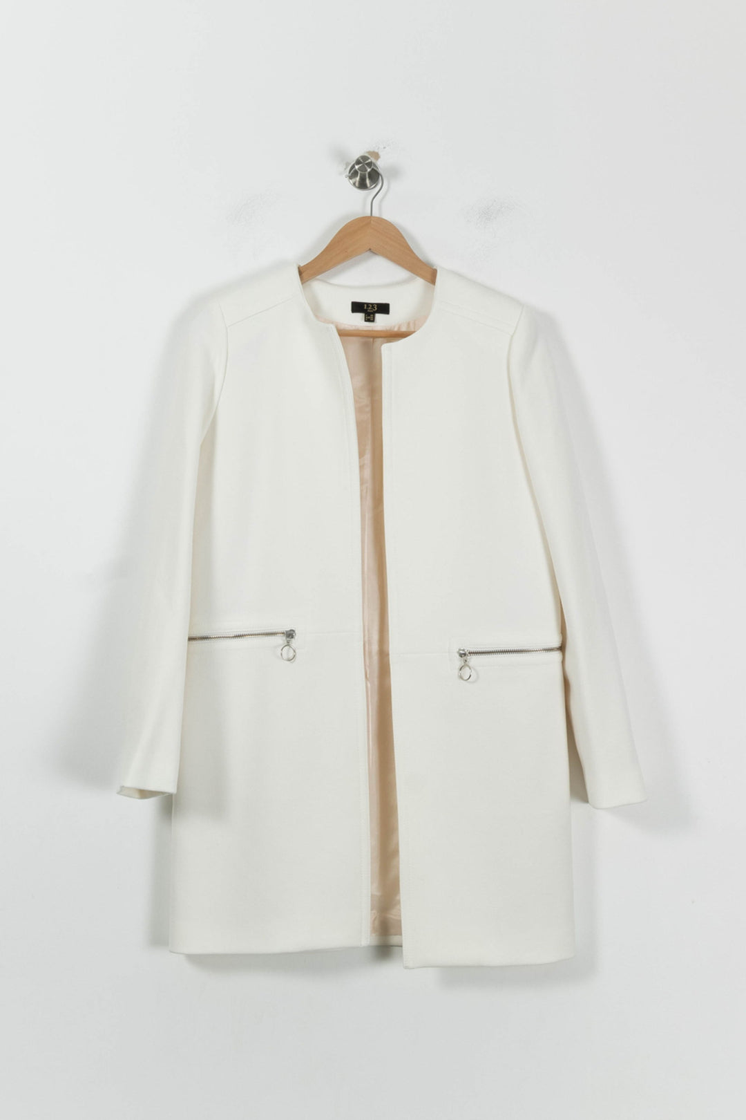 Manteau Blanc - Taille S/36 de la marque Maison 123 | PARAD94790 - Vendu par Paradigme - Image 2