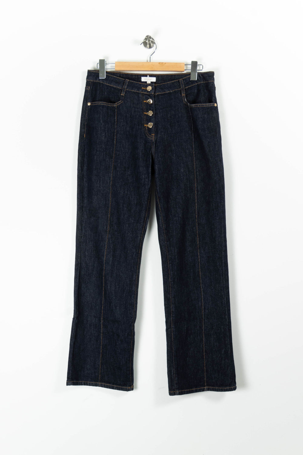 Jean Bleu - Taille L/40 de la marque Kookai | PARAD94804 - Vendu par Paradigme - Image 2