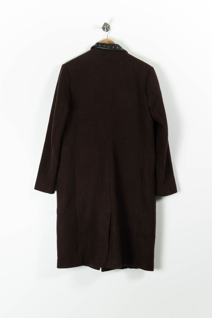 Manteau Marron - Taille L/40 de la marque IKKS | PARAD94807 - Vendu par Paradigme - Image 4