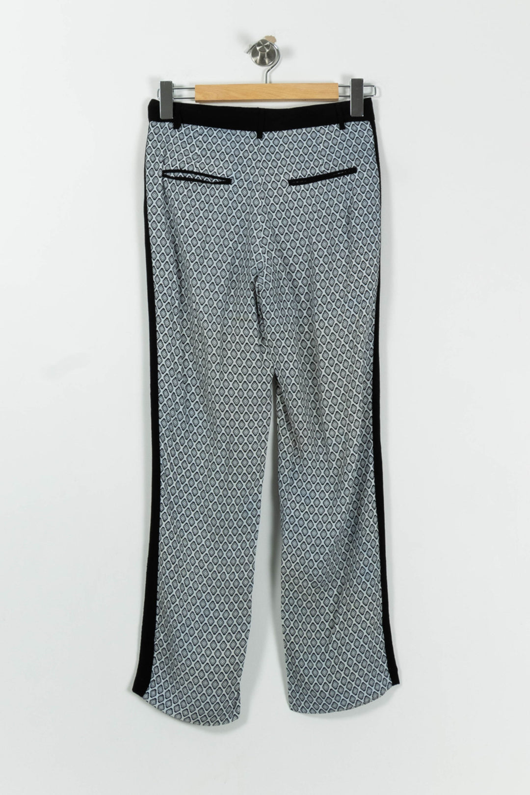 Pantalon Imprimé Noir et Blanc - Taille XS/34 de la marque Kookai | PARAD94817 - Vendu par Paradigme - Image 4