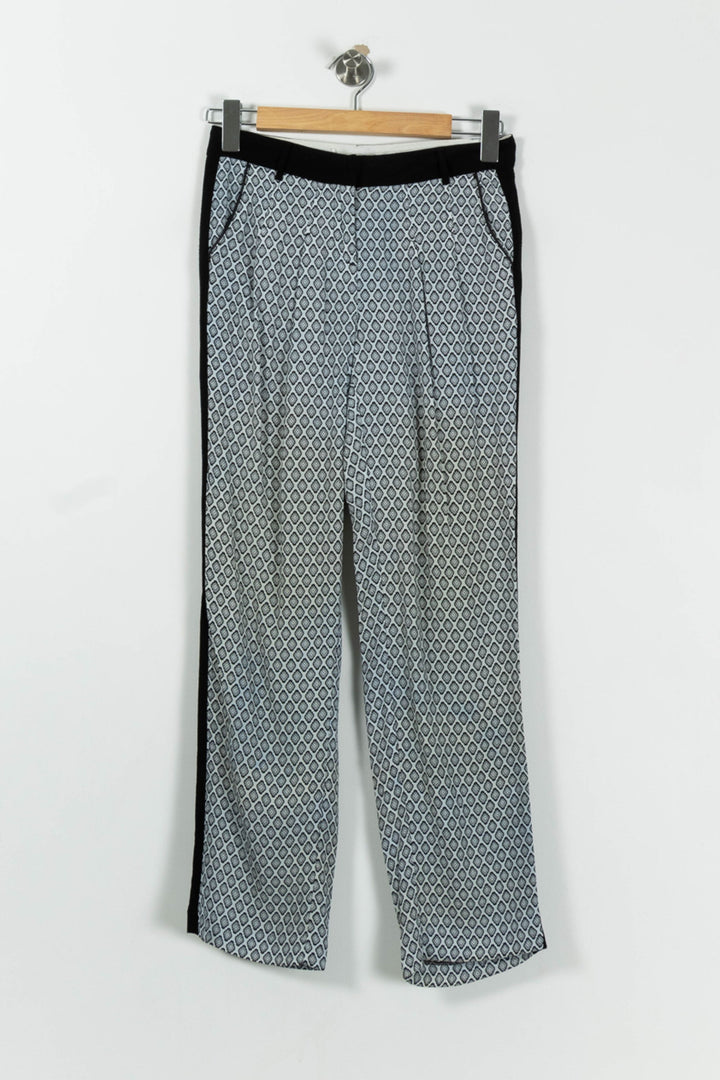 Pantalon Imprimé Noir et Blanc - Taille XS/34 de la marque Kookai | PARAD94817 - Vendu par Paradigme - Image 2