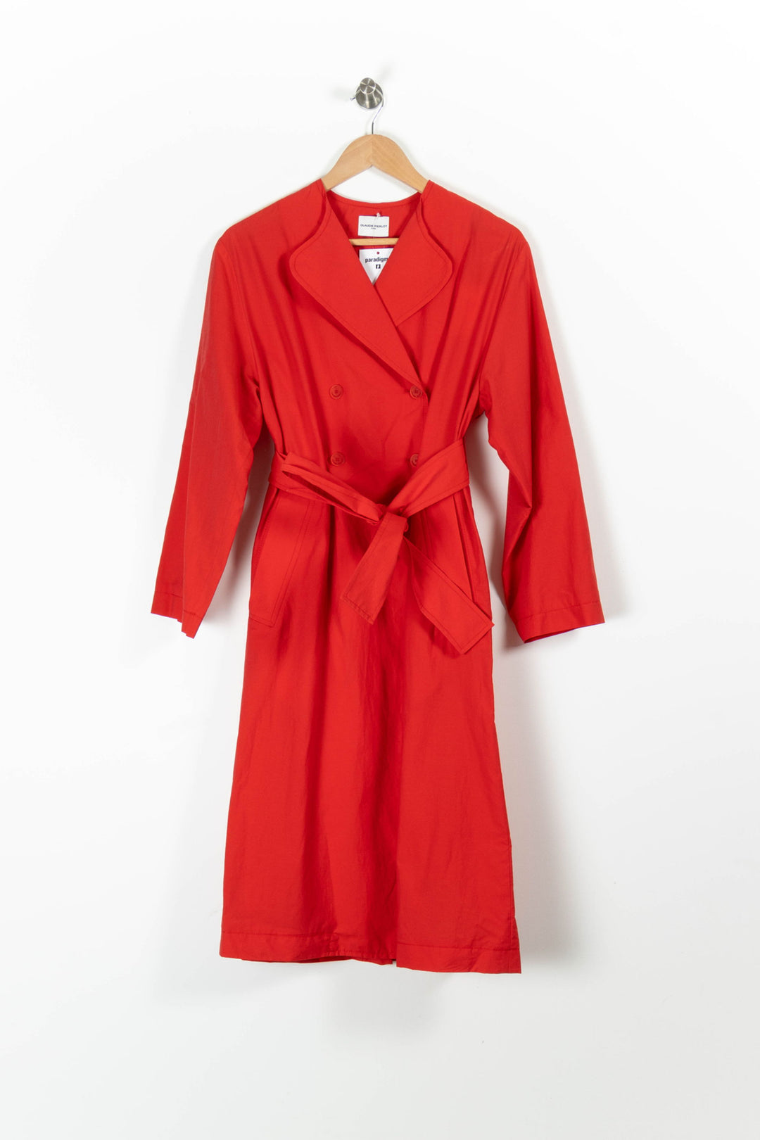 Trench Rouge - Taille XS/34 de la marque Claudie Pierlot | PARAD94820 - Vendu par Paradigme - Image 2